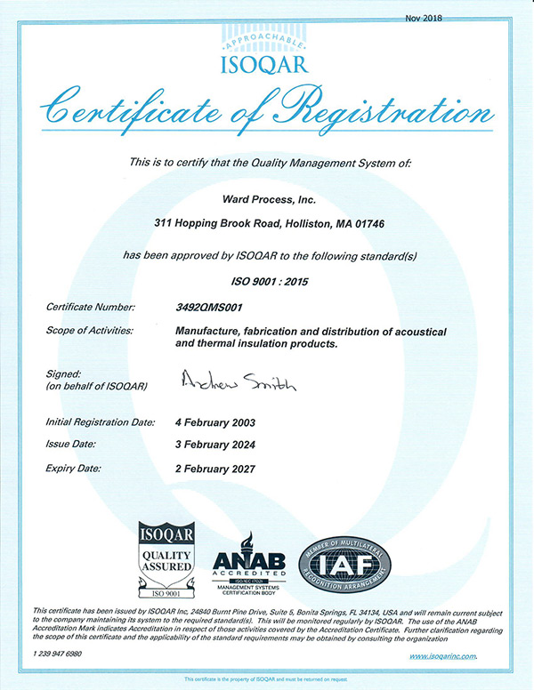 ISO Certification